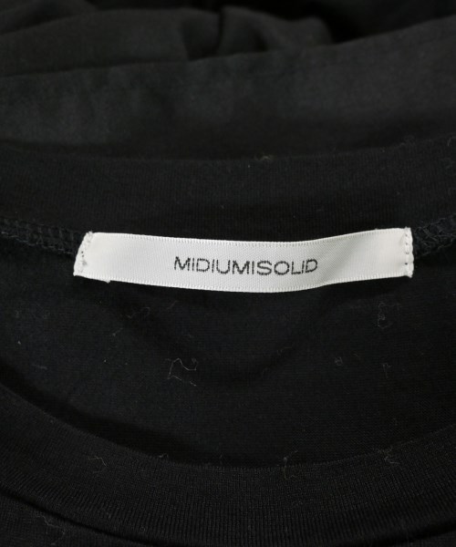MIDIUMISOLID（ミディウミソリッド）Tシャツ・カットソー 黒 サイズ:F レディース/2200608383149