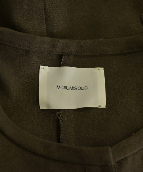 MIDIUMISOLID（ミディウミソリッド）カジュアルシャツ 茶 サイズ:F レディース/2200616444023