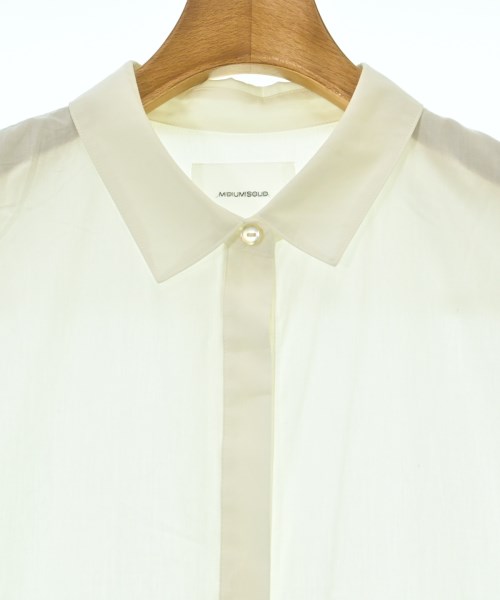 MIDIUMISOLID（ミディウミソリッド）シャツワンピース 白 サイズ:F レディース/2200613481038
