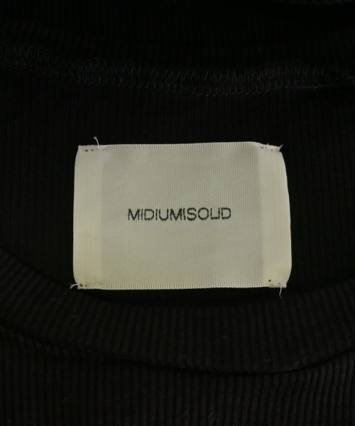 MIDIUMISOLID（ミディウミソリッド）Tシャツ・カットソー 黒 サイズ:-(XS位) レディース/2200617487074