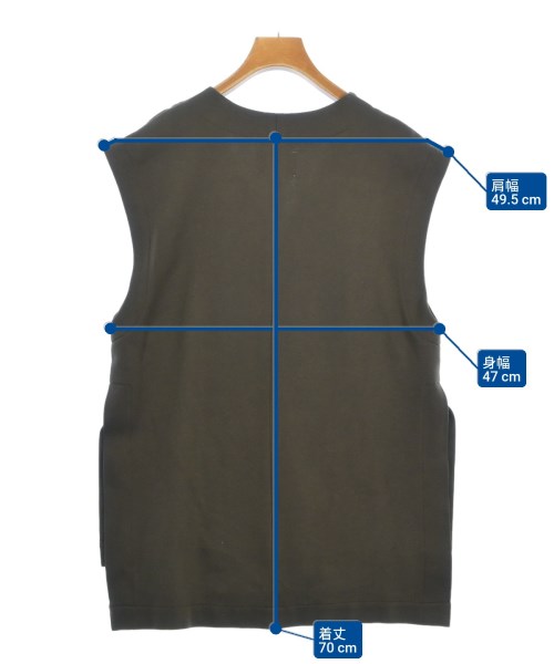 MIDIUMISOLID（ミディウミソリッド）ノースリーブ 茶 サイズ:-(M位) レディース/2200619733049