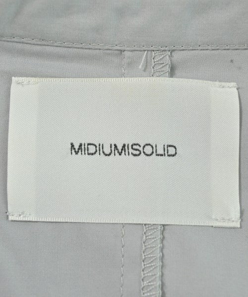 MIDIUMISOLID（ミディウミソリッド）ブラウス グレー サイズ:F レディース/2200604478122