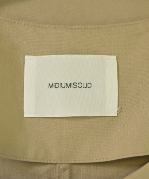 MIDIUMISOLID（ミディウミソリッド）ブラウス ベージュ サイズ:F レディース/2200672852060