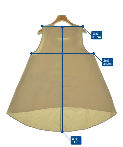 MIDIUMISOLID（ミディウミソリッド）ブラウス ベージュ サイズ:F レディース/2200672852060