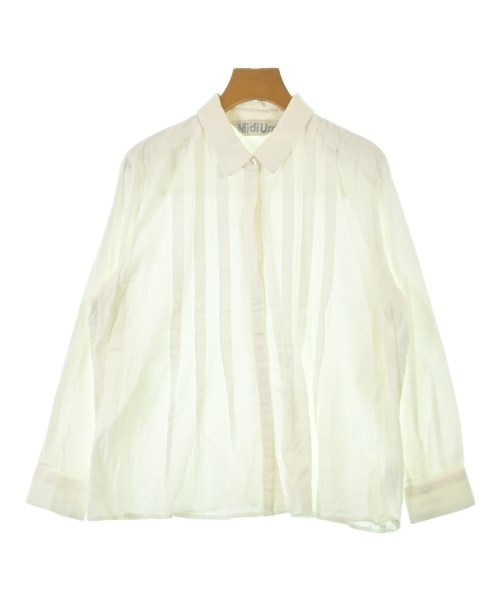 MIDIUMISOLID(ミディウミソリッド)カジュアルシャツ 白 サイズ:F/2200665376092