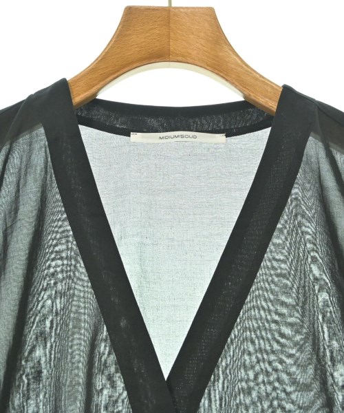 MIDIUMISOLID（ミディウミソリッド）カジュアルシャツ 黒 サイズ:F レディース/2200663178087
