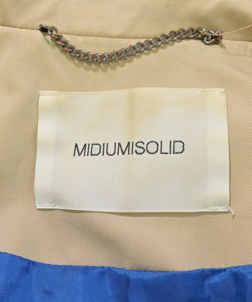 MIDIUMISOLID（ミディウミソリッド）トレンチコート ベージュ サイズ:F レディース/2200682060011