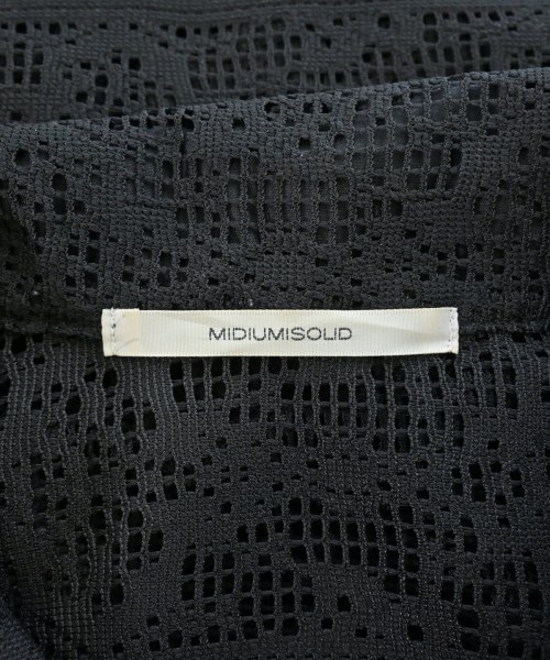 MIDIUMISOLID（ミディウミソリッド）ブラウス 黒 サイズ:F レディース/2200693615088