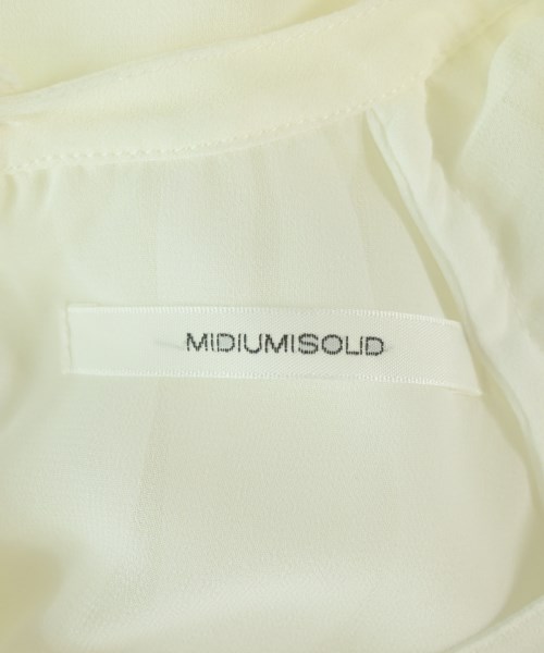 MIDIUMISOLID（ミディウミソリッド）ブラウス 白 サイズ:F レディース/2200688768058