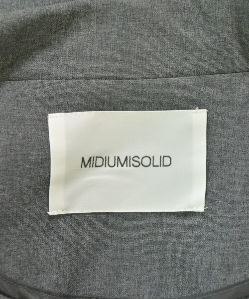 MIDIUMISOLID（ミディウミソリッド）カジュアルジャケット グレー サイズ:F レディース/2200697183019
