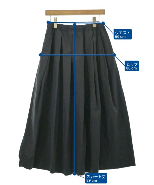 MIDIUMISOLID（ミディウミソリッド）ロング・マキシ丈スカート 紺 サイズ:-(M位) レディース/2200698985032