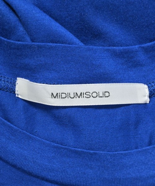 MIDIUMISOLID（ミディウミソリッド）Tシャツ・カットソー 青 サイズ:F レディース/2200699176156
