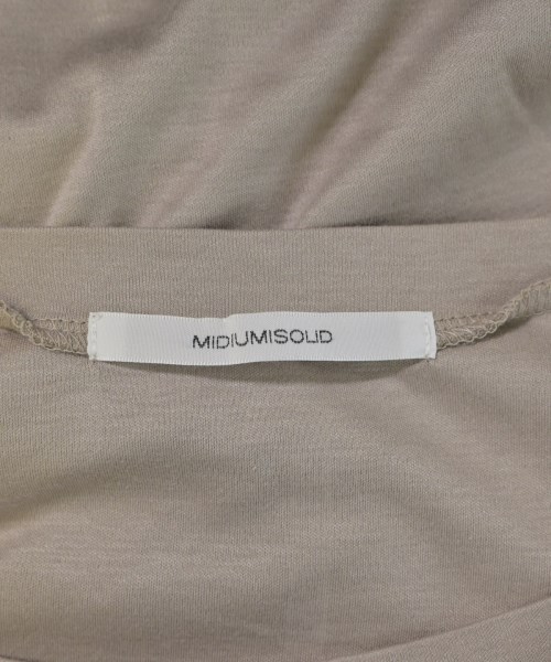 MIDIUMISOLID（ミディウミソリッド）Tシャツ・カットソー ベージュ サイズ:F レディース/2200699176163