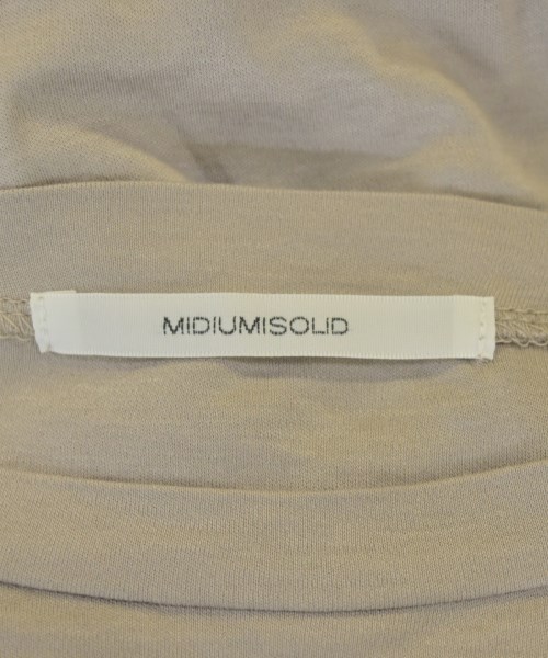 MIDIUMISOLID（ミディウミソリッド）Tシャツ・カットソー ベージュ サイズ:F レディース/2200699395151