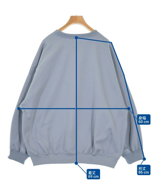 MIDIUMISOLID（ミディウミソリッド）スウェット 青 サイズ:F レディース/2200648147053