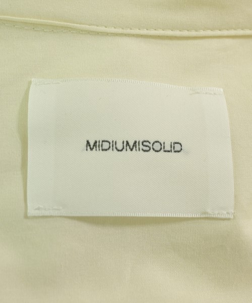 MIDIUMISOLID（ミディウミソリッド）カジュアルシャツ 白 サイズ:F レディース/2200652771046