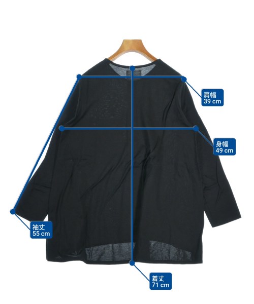 MIDIUMISOLID（ミディウミソリッド）Tシャツ・カットソー 黒 サイズ:F レディース/2200658084164