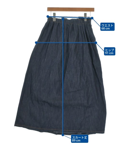 MIDIUMISOLID（ミディウミソリッド）ロング・マキシ丈スカート 紺 サイズ:-(M位) レディース/2200658436017