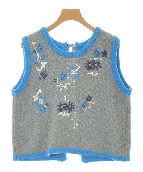 MIDIUMISOLID(ミディウミソリッド)ベスト/ノースリーブ グレー サイズ:F/2200660845098
