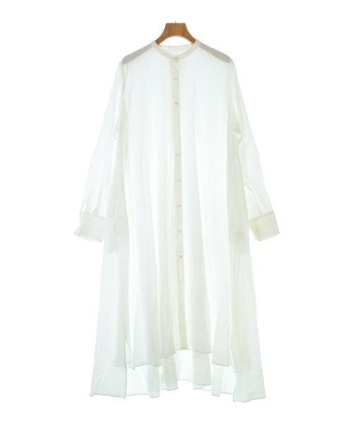 MIDIUMISOLID(ミディウミソリッド)シャツワンピース 白 サイズ:F/2200661751015