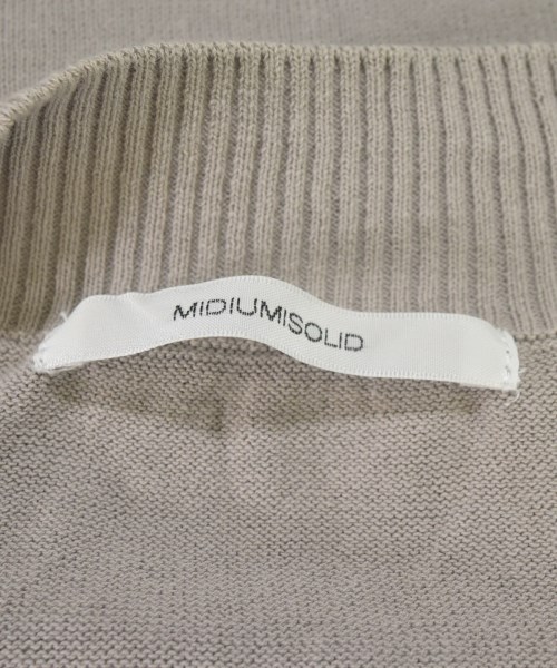 MIDIUMISOLID（ミディウミソリッド）ベスト/ノースリーブ グレー サイズ:F レディース/2200706998108