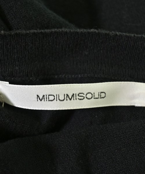 MIDIUMISOLID（ミディウミソリッド）カーディガン 黒 サイズ:F レディース/2200709957034