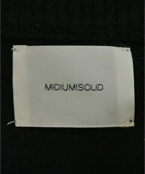 MIDIUMISOLID（ミディウミソリッド）ニット・セーター 黒 サイズ:F レディース/2200714123011