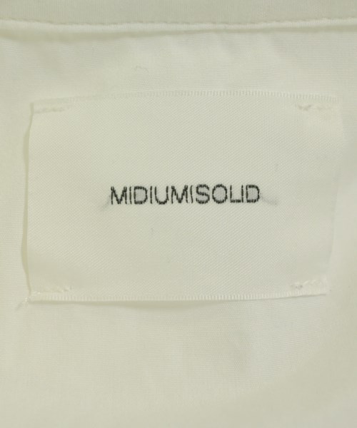 MIDIUMISOLID（ミディウミソリッド）ワンピース 白 サイズ:F レディース/2200718953058