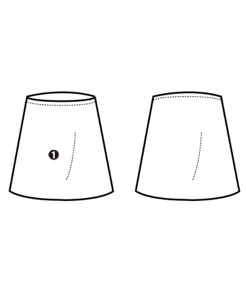MIDIUMISOLID（ミディウミソリッド）ロング・マキシ丈スカート 白 サイズ:-(M位) レディース/2200632034208