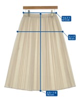 MIDIUMISOLID（ミディウミソリッド）ロング・マキシ丈スカート 白 サイズ:-(M位) レディース/2200632034208