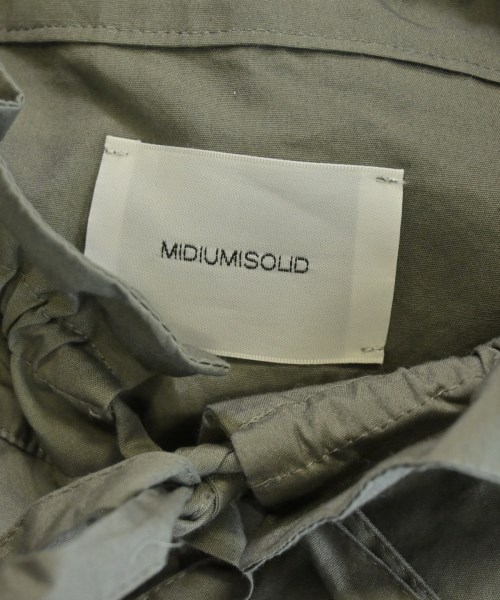 MIDIUMISOLID（ミディウミソリッド）ブラウス グレー サイズ:36(S位) レディース/2200645799026