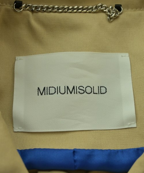 MIDIUMISOLID（ミディウミソリッド）ステンカラーコート ベージュ サイズ:F レディース/2200638357028