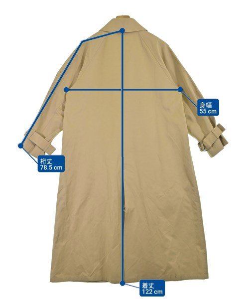 MIDIUMISOLID（ミディウミソリッド）ステンカラーコート ベージュ サイズ:F レディース/2200638357028