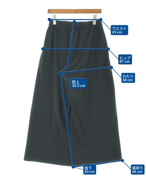 MIDIUMISOLID（ミディウミソリッド）スラックス 黒 サイズ:F レディース/2200652730104