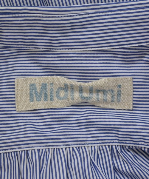 MIDIUMISOLID（ミディウミソリッド）シャツワンピース 青 サイズ:F レディース/2200700153299