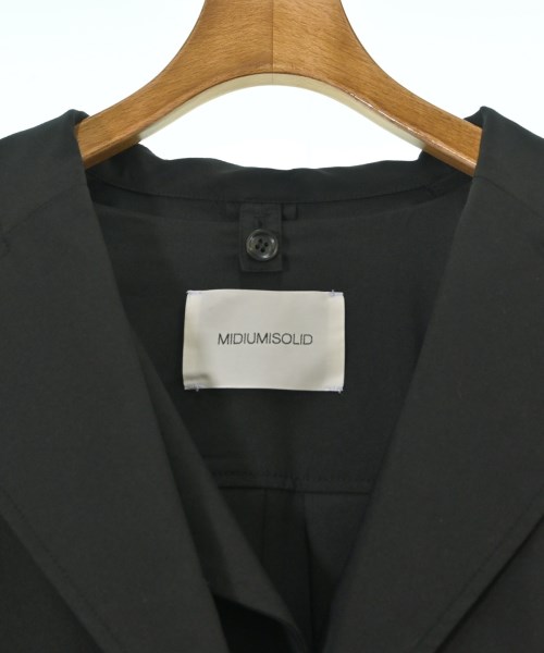 MIDIUMISOLID（ミディウミソリッド）チェスターコート 黒 サイズ:F レディース/2200664054014