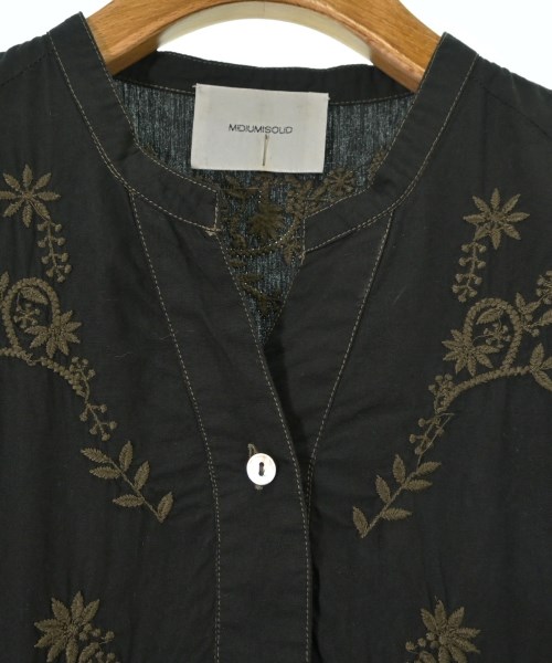 MIDIUMISOLID（ミディウミソリッド）カジュアルシャツ 黒 サイズ:-(M位) レディース/2200667258051