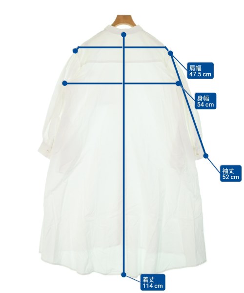 MIDIUMISOLID（ミディウミソリッド）シャツワンピース 白 サイズ:-(M位) レディース/2200672389061