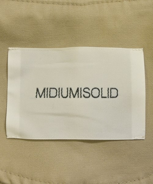 MIDIUMISOLID（ミディウミソリッド）ステンカラーコート ベージュ サイズ:38(M位) レディース/2200719489013