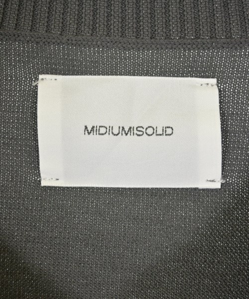 MIDIUMISOLID（ミディウミソリッド）ベスト/ノースリーブ グレー サイズ:48(XXL位) レディース/2200720778090