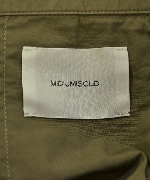 MIDIUMISOLID（ミディウミソリッド）カジュアルシャツ カーキ サイズ:F レディース/2200716960119