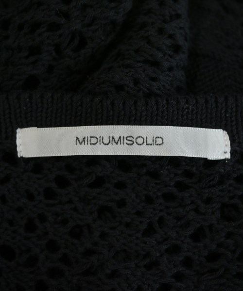 MIDIUMISOLID（ミディウミソリッド）カーディガン 黒 サイズ:-(M位) レディース/2200721896236