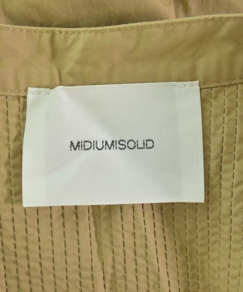 MIDIUMISOLID（ミディウミソリッド）ワンピース ベージュ サイズ:F レディース/2200677849010