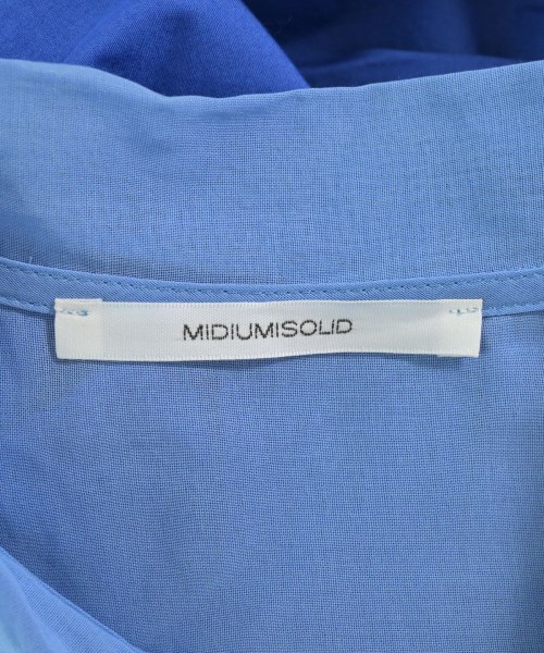 MIDIUMISOLID（ミディウミソリッド）ブラウス 青 サイズ:-(M位) レディース/2200686548126