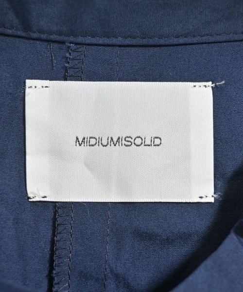 MIDIUMISOLID（ミディウミソリッド）シャツワンピース 紺 サイズ:-(M位) レディース/2200687423088
