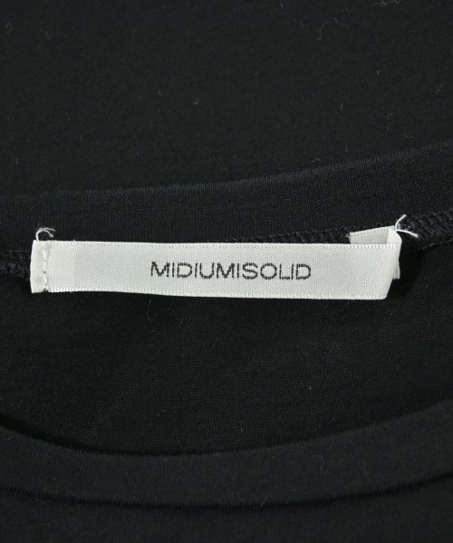 MIDIUMISOLID（ミディウミソリッド）Tシャツ・カットソー 黒 サイズ:F レディース/2200682822138