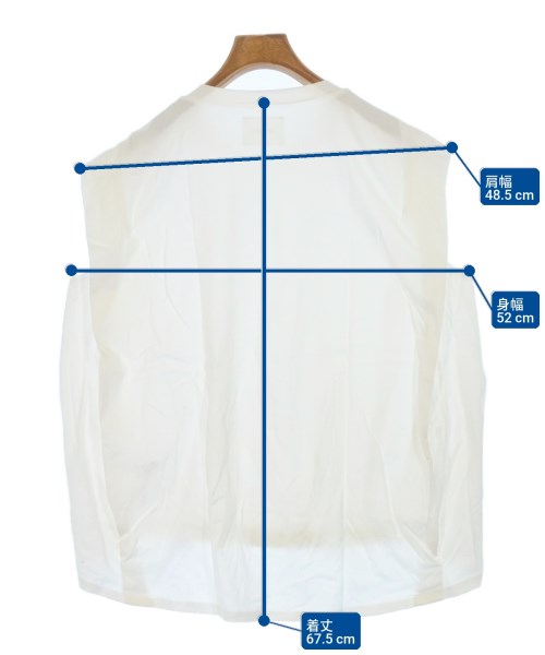 MIDIUMISOLID（ミディウミソリッド）Tシャツ・カットソー 白 サイズ:F レディース/2200688526337