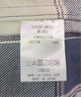 is-ness（イズネス）カジュアルシャツ 青 サイズ:M メンズ/2200502018079