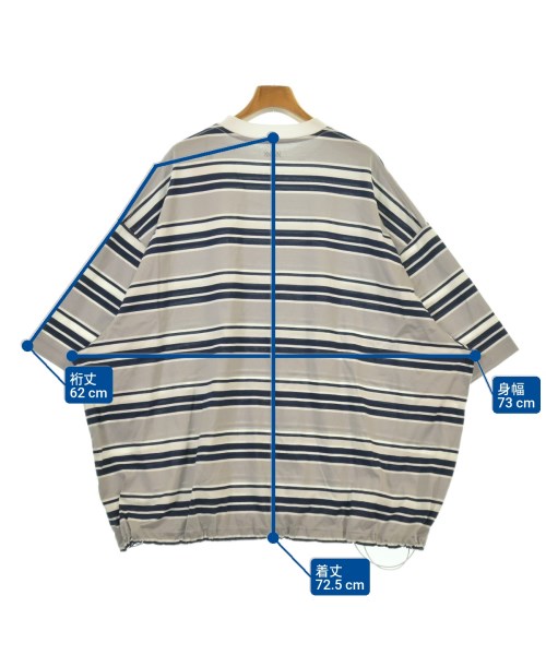 is-ness（イズネス）Tシャツ・カットソー グレー サイズ:48(L位) メンズ/2200605194069