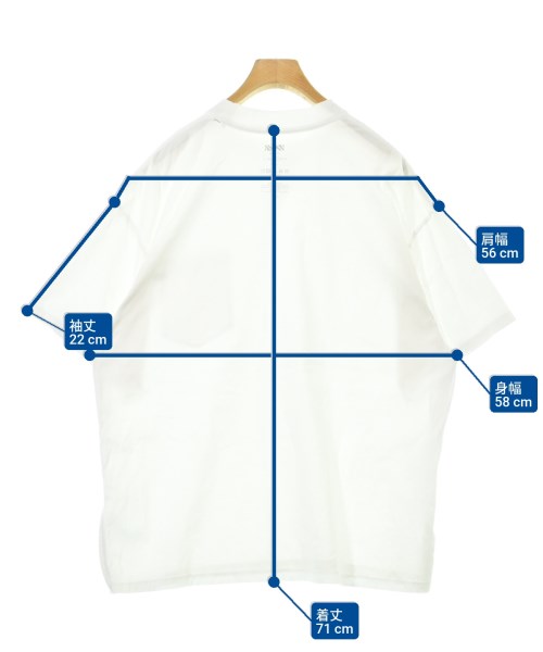 is-ness（イズネス）Tシャツ・カットソー 白 サイズ:L メンズ/2200615602097